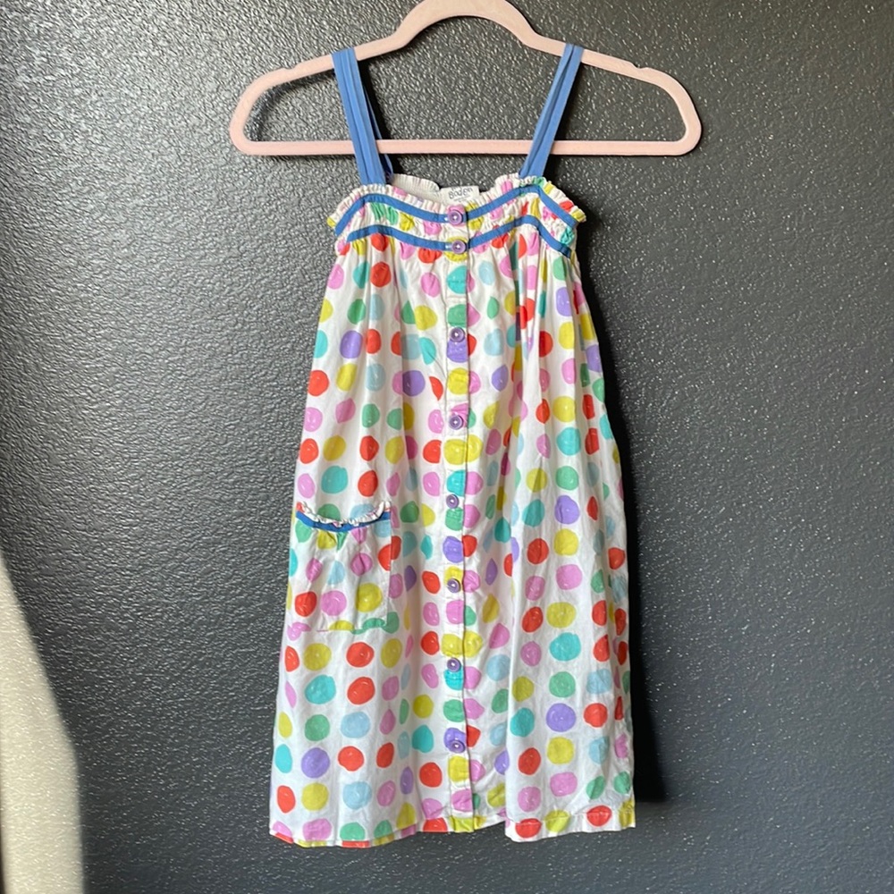 Mini Boden colorful dots casual summer dress 9-10y